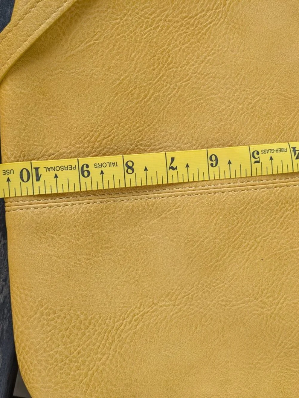 Yellow/Dijon Joy Susan Women's Kim Top-Zip Medium Tote Handbag Vegan Leather.